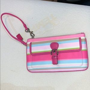 coach wristlet never used and in good condition